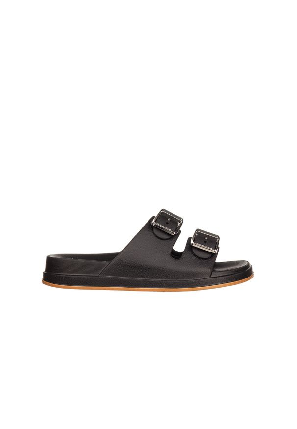 Klapki Azaleia Dani Anatomic Tam Black 198009, Czarny, Tworzywo - 35-36. Kolor: czarny. Materiał: tworzywo sztuczne. Sezon: lato