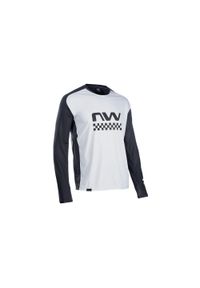 Koszulka rowerowa mtb NORTHWAVE EDGE Jersey LS jasna szara. Kolor: wielokolorowy, czarny, szary. Materiał: jersey #1