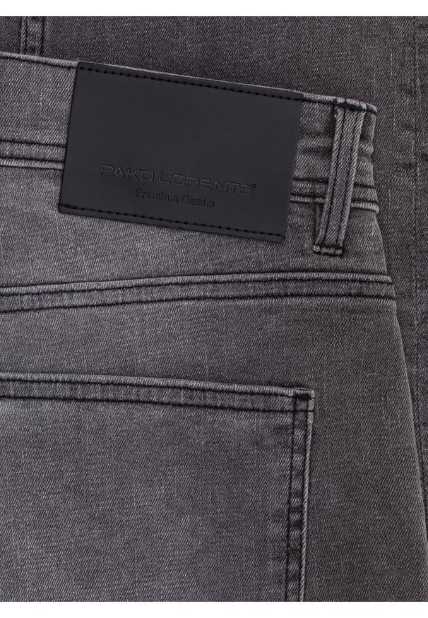 Pako Lorente - PAKO LORENTE - Szare jeansowe spodnie męskie. Kolor: szary, niebieski. Materiał: jeans