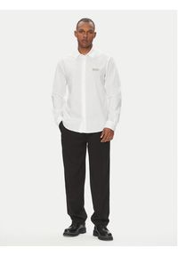 Versace Jeans Couture Koszula 78GALYR1 Biały Slim Fit. Kolor: biały. Materiał: bawełna #3