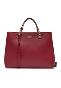 Emporio Armani Torebka EW000360 AF12036 M5008 Bordowy. Kolor: czerwony. Materiał: skórzane #1