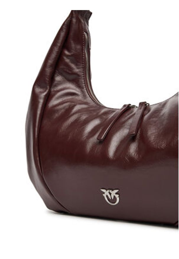 Pinko - PINKO Torebka Slouchy Hobo Big PE 25 PLTT 104295 A26J Bordowy. Kolor: czerwony. Materiał: skórzane