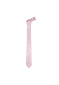 Wittchen - Krawat jedwabny wzorzysty różowo-niebieski. Kolor: niebieski, różowy, wielokolorowy. Materiał: jedwab. Styl: klasyczny, elegancki #4