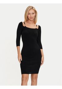 Marciano Guess Sukienka koktajlowa 4YGK58 5613Z Czarny Slim Fit. Kolor: czarny. Materiał: wiskoza. Styl: wizytowy #1