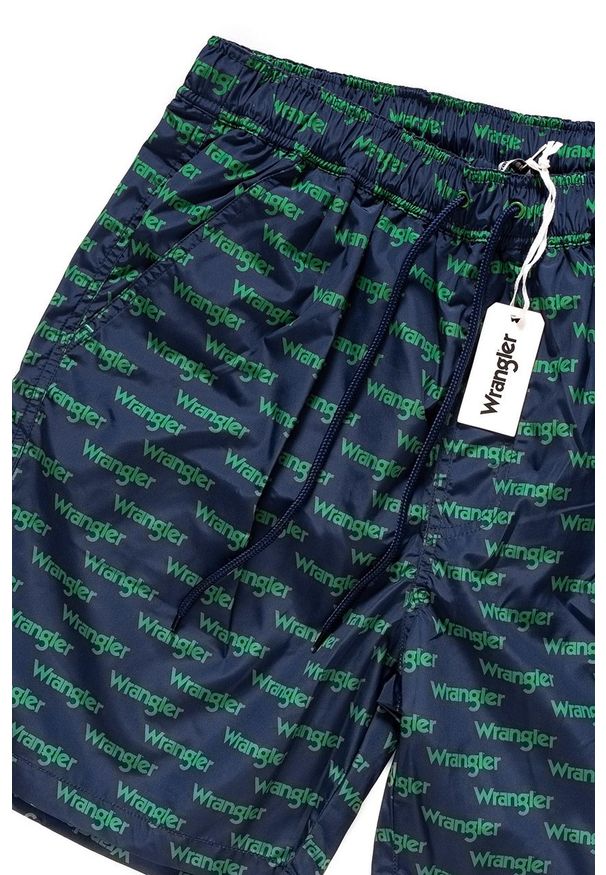 Wrangler - SPODENKI MĘSKIE WRANGLER SWIM SHORT AMAZON GREEN W4B01V9UX 112129079