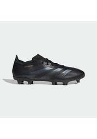 Adidas - Buty Predator League FG. Kolor: czarny, szary, żółty, wielokolorowy. Materiał: materiał. Sport: piłka nożna