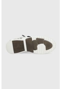 EA7 Emporio Armani sneakersy kolor biały. Zapięcie: sznurówki. Kolor: biały. Materiał: guma. Szerokość cholewki: normalna. Obcas: na platformie #2