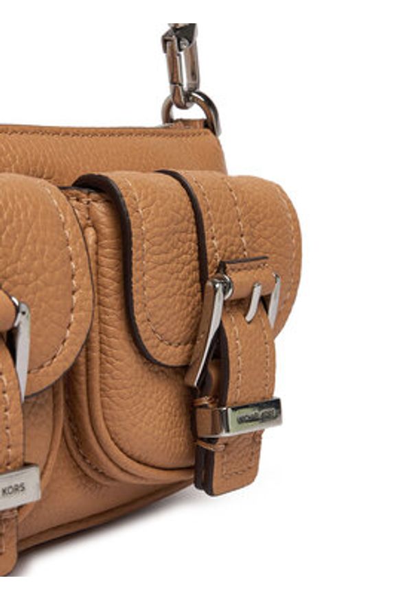MICHAEL Michael Kors Torebka Zoe 32S5SZCU1L Brązowy. Kolor: brązowy. Materiał: skórzane