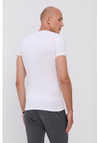 Armani Exchange - T-shirt (2-pack). Okazja: na co dzień. Kolor: biały. Materiał: dzianina. Wzór: gładki. Styl: casual