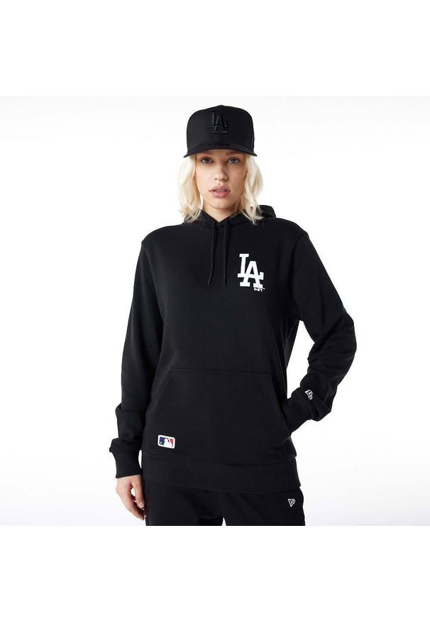 New Era - Bluza z kapturem Los Angeles Dodgers MLB Essentials. Typ kołnierza: kaptur. Kolor: czarny, biały, wielokolorowy