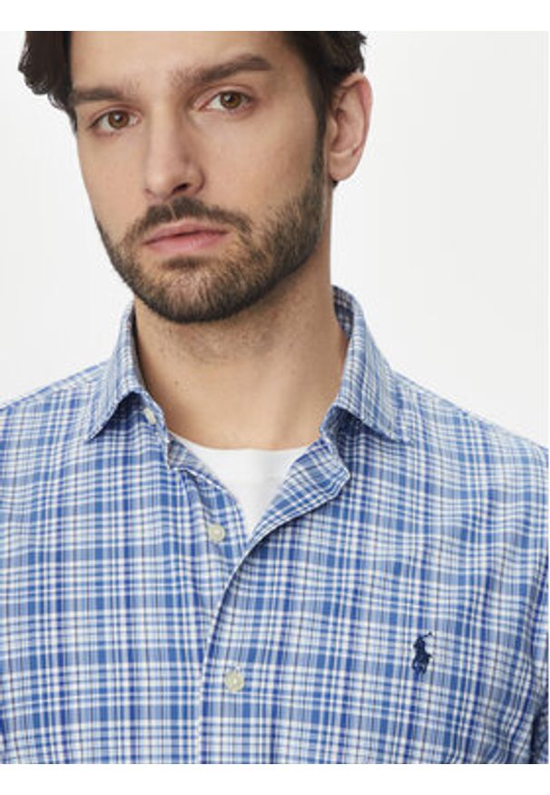 Polo Ralph Lauren Koszula 710966474001 Niebieski Classic Fit. Typ kołnierza: polo. Kolor: niebieski. Materiał: bawełna