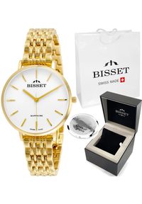 Zegarek Bisset Szwajcarski zegarek damski F32-ZST z GRAWEREM #1