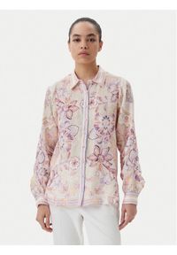 Hale bob - Hale Bob Koszula with linen Nia 4ZCA214A Beżowy Regular Fit. Kolor: beżowy. Materiał: len #1