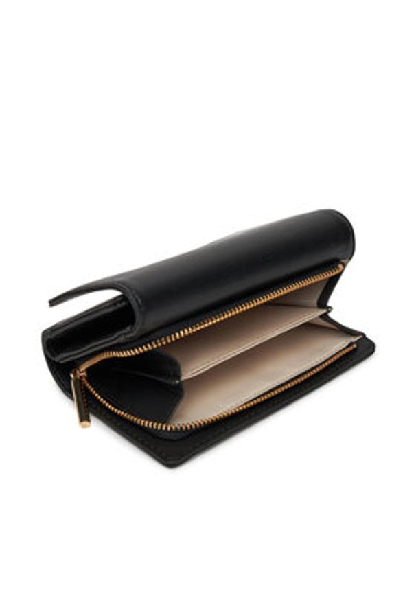Liu Jo Duży Portfel Damski Ecs M Bifold AA5215 E0015 Czarny. Kolor: czarny. Materiał: skóra