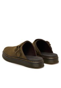 Dr. Martens Klapki Brookline DM42861300 Zielony ciemny. Kolor: zielony. Materiał: skóra, zamsz #4