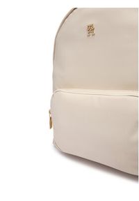 TOMMY HILFIGER - Tommy Hilfiger Plecak Popette Dome Backpack AW0AW17939 Écru. Kolor: kremowy. Materiał: skóra #5