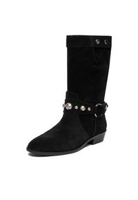 Badura Botki EO-CAPRI-V1778-303 Czarny. Kolor: czarny. Materiał: zamsz, skóra #7