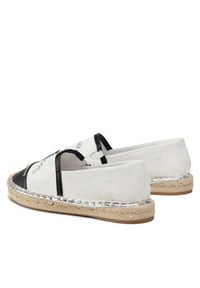 Karl Lagerfeld - KARL LAGERFELD Espadryle KL80108A Biały. Kolor: biały. Materiał: materiał #9