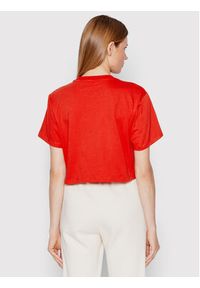 Adidas - adidas T-Shirt HK5175 Czerwony Loose Fit. Kolor: czerwony. Materiał: bawełna #3
