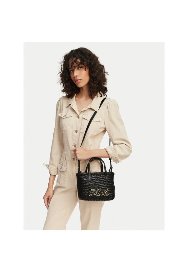 Karl Lagerfeld - Torebka KARL LAGERFELD. Kolor: czarny