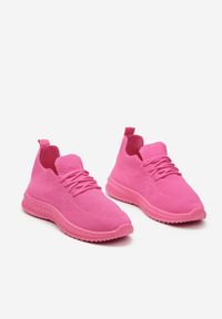 Born2be - Fuksjowe Buty Sportowe Cenelia. Kolor: różowy. Materiał: materiał, tkanina. Szerokość cholewki: normalna #3