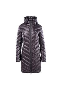 Iguana - Pikowany Płaszcz Damski Larica. Kolor: czarny. Sport: turystyka piesza #1