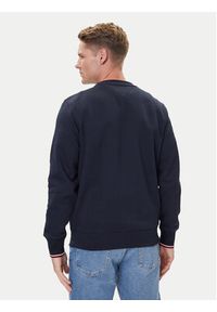 TOMMY HILFIGER - Tommy Hilfiger Bluza Small Logo MW0MW37471 Granatowy Regular Fit. Kolor: niebieski. Materiał: bawełna #4