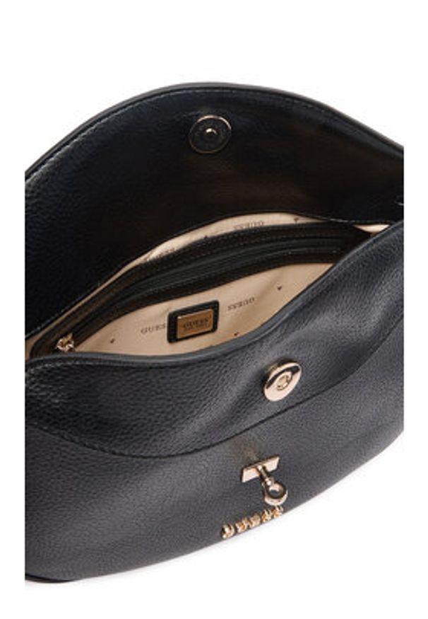 Guess Torebka Brooke HWBG98 97180 Czarny. Kolor: czarny. Materiał: skórzane