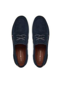 TOMMY HILFIGER - Tommy Hilfiger Półbuty Modern Light Hybrid Suede Boat S FM0FM05352 Granatowy. Kolor: niebieski. Materiał: skóra, zamsz #6