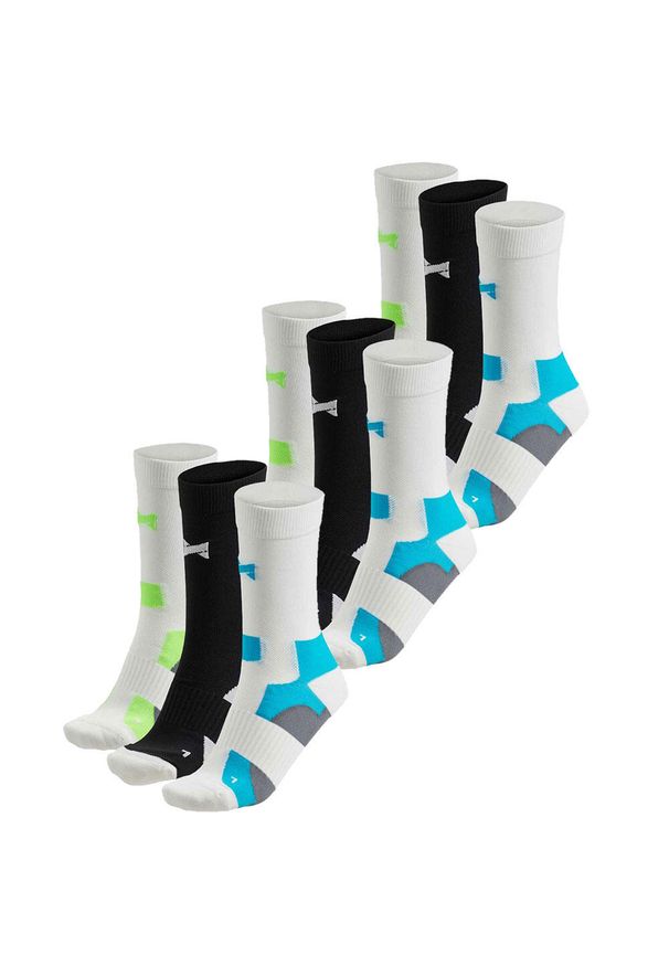 XTREME SOCKSWEAR - Skarpety kolarskie Xtreme Crew, 9 par, Multi Biały. Kolor: biały. Sport: kolarstwo