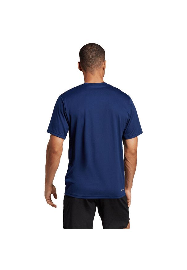 Adidas - Koszulka męska adidas Train Essentials Training Tee. Kolor: niebieski, wielokolorowy, biały. Sport: fitness