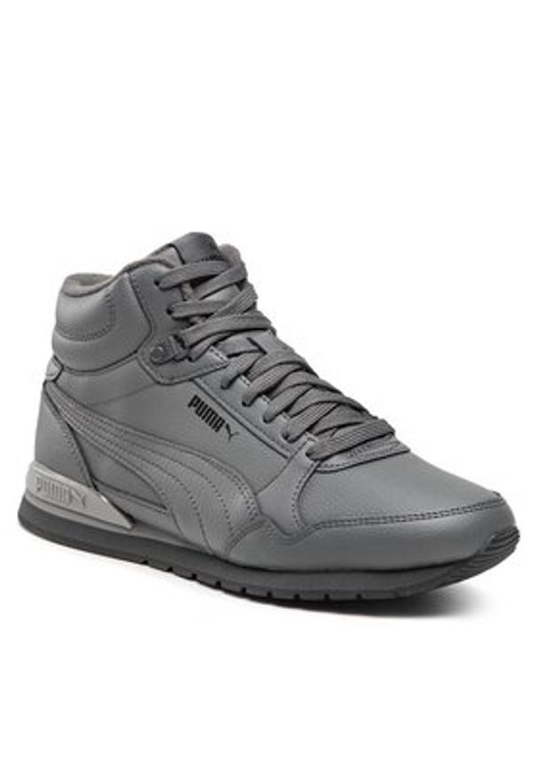 Puma Sneakersy ST Runner V3 Mid L 387638 02 Szary. Kolor: szary. Materiał: skóra