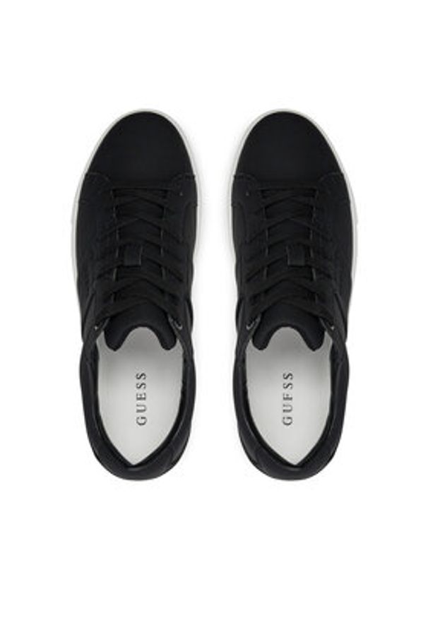 Guess Sneakersy FMTTOI ELE12 Czarny. Kolor: czarny. Materiał: skóra