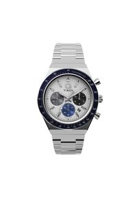 Timex Zegarek Q Timex® Chronograph TW2Y36200 Srebrny. Kolor: srebrny