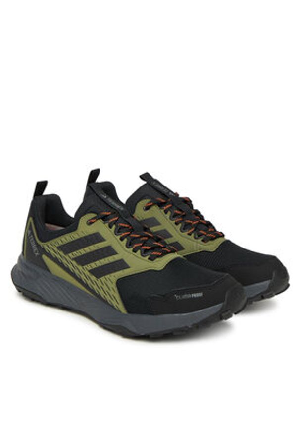 Adidas - adidas Buty do biegania Terrex Tracefinder 2 CLIMAPROOF Trail JR7768 Khaki. Kolor: brązowy. Materiał: materiał. Technologia: ClimaProof (Adidas). Model: Adidas Terrex