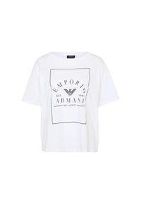 Emporio Armani Underwear T-Shirt EW000553 AF10887 U0002 Biały Loose Fit. Kolor: biały. Materiał: bawełna