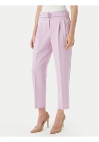 BOSS Spodnie materiałowe Tapiah 50490037 Fioletowy Regular Fit. Kolor: fioletowy. Materiał: syntetyk #1