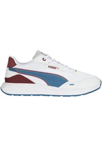 Buty do chodzenia damskie Puma Runtamed Plus. Kolor: niebieski, biały, wielokolorowy. Materiał: materiał. Sport: turystyka piesza #1