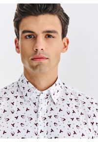 Pako Lorente - PAKO LORENTE – Koszula męska we wzór. Materiał: bawełna, elastan. Długość rękawa: długi rękaw. Długość: długie #2