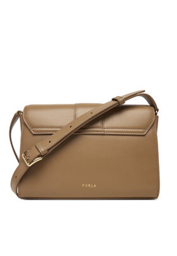Furla Torebka Urban WB01683 BX3346 IT 1257S Beżowy. Kolor: beżowy. Materiał: skórzane