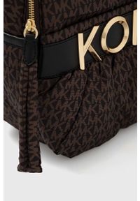 MICHAEL Michael Kors plecak damski kolor brązowy mały wzorzysty. Kolor: brązowy #4