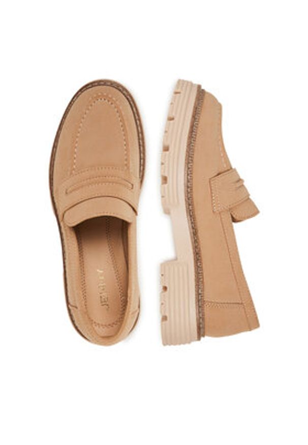 Jenny - JENNY Loafersy MOLLIE WS6211-07 Beżowy. Kolor: beżowy. Materiał: syntetyk, materiał