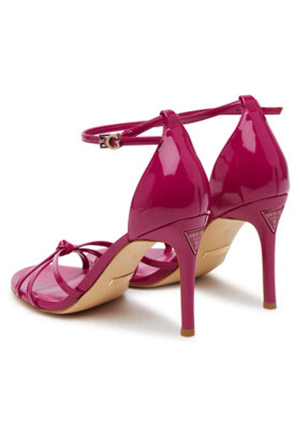 Guess Sandały FLJSPR PAF03 Różowy. Kolor: różowy. Materiał: skóra