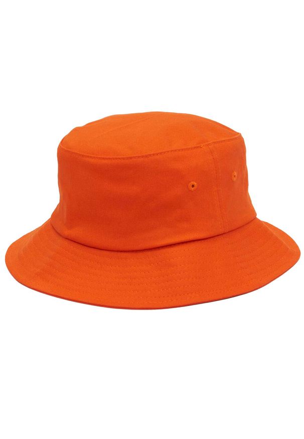 FLEXFIT - Cotton Twill Bucket Hat. Kolor: pomarańczowy, żółty, wielokolorowy