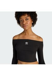 Adidas - adidas Bluzka Essentials KE3150 Czarny Slim Fit. Kolor: czarny. Materiał: wiskoza #2