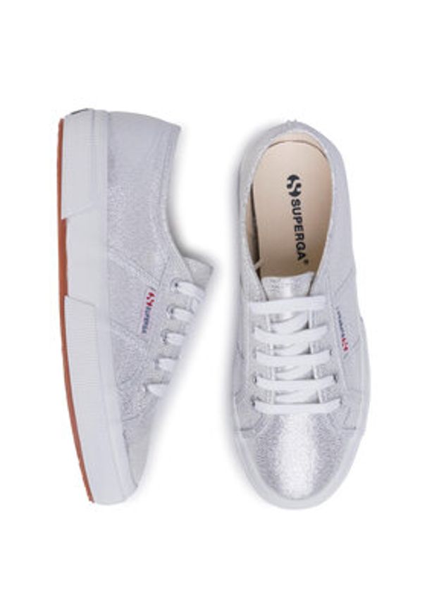 Superga Trampki 2750 Lamew S001820 Srebrny. Kolor: srebrny. Materiał: materiał