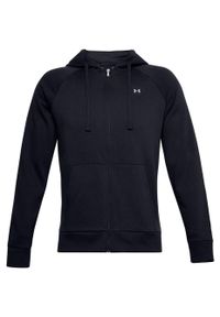 Bluza sportowa męska Under Armour Rival Fleece FZ Hoodie. Typ kołnierza: kaptur. Kolor: czarny. Styl: sportowy. Sport: fitness
