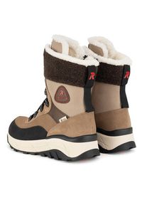 Rieker Revolution Lifestyle Botki W0066-64 Beżowy. Kolor: beżowy. Materiał: zamsz, skóra #5