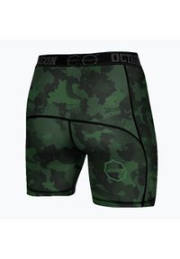 OCTAGON - Spodenki kompresyjne męskie Octagon Camo Forest. Kolor: zielony