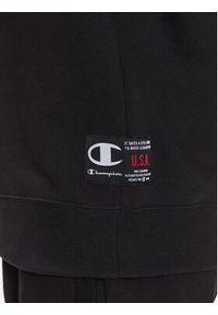 Champion Bluza 218766 Czarny Regular Fit. Kolor: czarny. Materiał: syntetyk